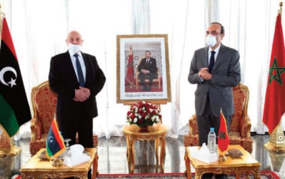 Habib El Malki reçoit son homologue libyen
