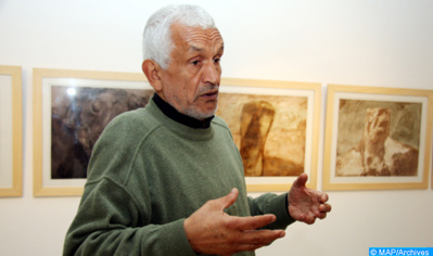 Vernissage à la Villa des arts d’ une exposition rétrospective de l’ artiste-peintre Bouchaib Habbouli