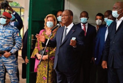 Le président Ouattara réélu pour un 3ème mandat Le président Ouattara réélu pour un 3ème mandat