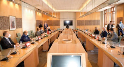 Habib El Malki reçoit le président du groupe d'amitié France-Maroc au Sénat