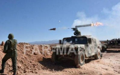 Les FAR détruisent un véhicule du Polisario transportant des armes