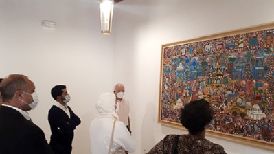 Les artistes MohamedTabal et Mohamed Mountassir font don de deux chefs d’ œuvre à “Bayt Dakira ”