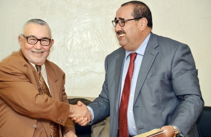 Passation des pouvoirs entre Radi et Lachgar Passation des pouvoirs entre Radi et Lachgar