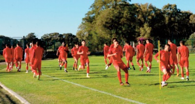 Les U20 à pied d’ œuvre à Tunis Les U20 à pied d’ œuvre à Tunis