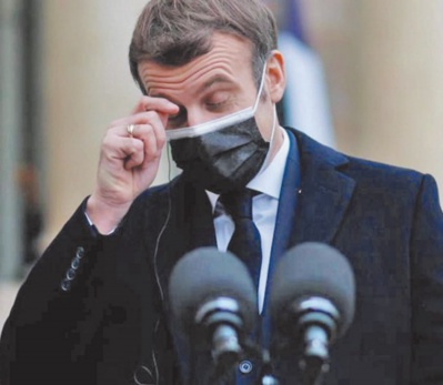 Le président français Emmanuel Macron diagnostiqué positif à la Covid-19