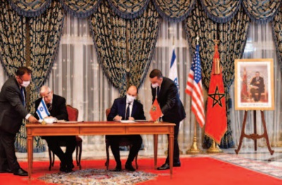 ​S.M le Roi reçoit le conseiller principal du président Trump et la délégation israélienne qui l'accompagne