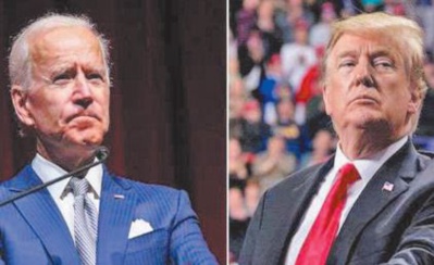Biden évince Trump Biden évince Trump