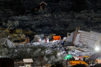 Un septième corps retrouvé après le glissement de terrain en Norvège
