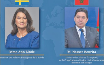 Nasser Bourita s'entretient avec son homologue suédoise Nasser Bourita s'entretient avec son homologue suédoise
