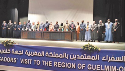 Des ambassadeurs accrédités à Rabat s'informent des atouts de Guelmim-Oued Noun Des ambassadeurs accrédités à Rabat s'informent des atouts de Guelmim-Oued Noun