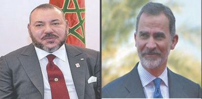 S.M le Roi félicite le Souverain espagnol S.M le Roi félicite le Souverain espagnol