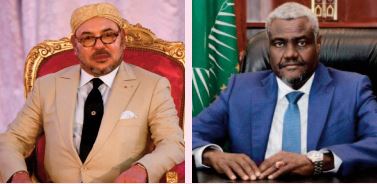SM le Roi félicite Moussa Faki Mahamat à l'occasion de sa réélection à la tête de la Commission de l'UA SM le Roi félicite Moussa Faki Mahamat à l'occasion de sa réélection à la tête de la Commission de l'UA