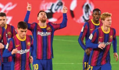 Liga: Le Barça déroule à trois jours du choc contre le PSG