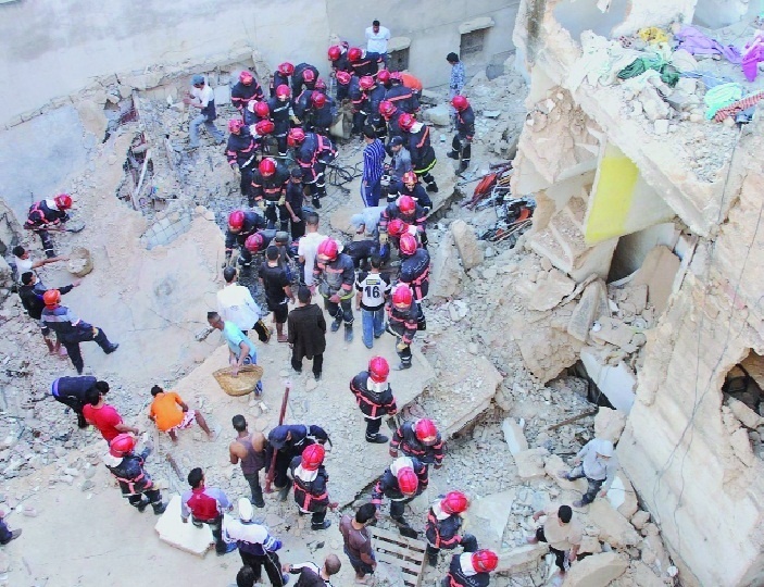 Effondrement de deux immeubles à Fès Effondrement de deux immeubles à Fès