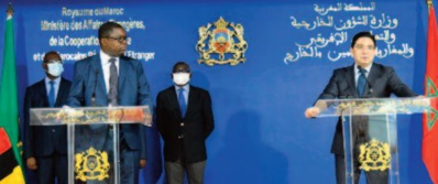 Entretiens à Rabat entre les chefs des diplomaties marocaine et zambienne