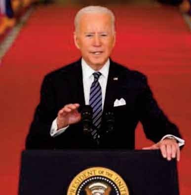 Biden vante les progrès de la vaccination et l'espoir d' un retour à la normale Biden vante les progrès de la vaccination et l'espoir d' un retour à la normale