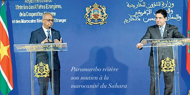 Prochaine ouverture d’ une ambassade du Suriname à Rabat et d’ un consulat à Dakhla Prochaine ouverture d’ une ambassade du Suriname à Rabat et d’ un consulat à Dakhla
