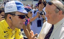 Jean-Marie Leblanc cingle Lance Armstrong Jean-Marie Leblanc cingle Lance Armstrong