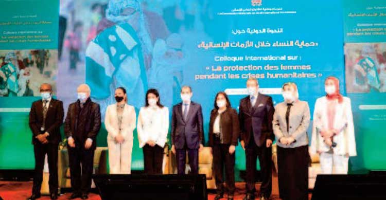 Tenue d' un colloque international à Rabat sur la protection des femmes pendant les crises humanitaires Tenue d' un colloque international à Rabat sur la protection des femmes pendant les crises humanitaires