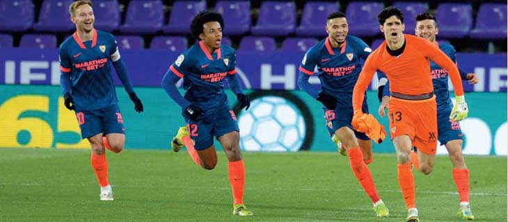 Buteur,Yassine Bounou sauve le FC Séville ! Buteur,Yassine Bounou sauve le FC Séville !