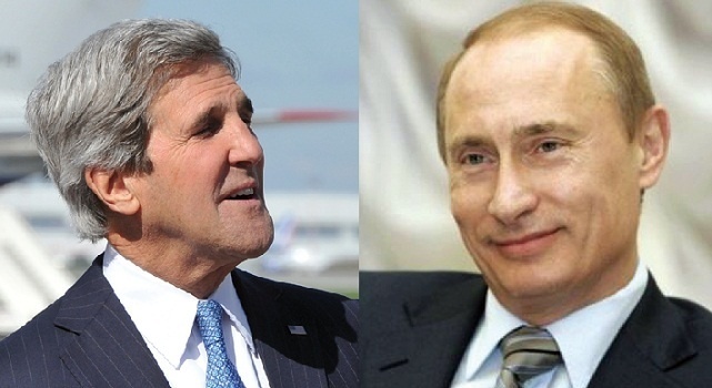 Rencontre à Moscou entre John Kerry et Vladimir Poutine Rencontre à Moscou entre John Kerry et Vladimir Poutine