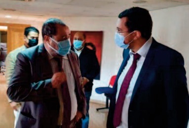 Driss Lachguar reçoit M'jid El Guerrab Driss Lachguar reçoit M'jid El Guerrab