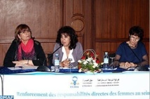 Création d'un réseau féminin maroco-français des élues Création d'un réseau féminin maroco-français des élues