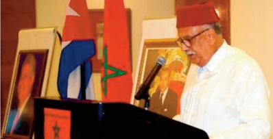 S.M le Roi Mohammed VI exprime sa détermination à renforcer les relations entre les deux pays et à œuvrer pour le développement constant des liens d’ amitié entre Rabat et La Havane S.M le Roi Mohammed VI exprime sa détermination à renforcer les relations entre les deux pays et à œuvrer pour le développement constant des liens d’ amitié entre Rabat et La Havane