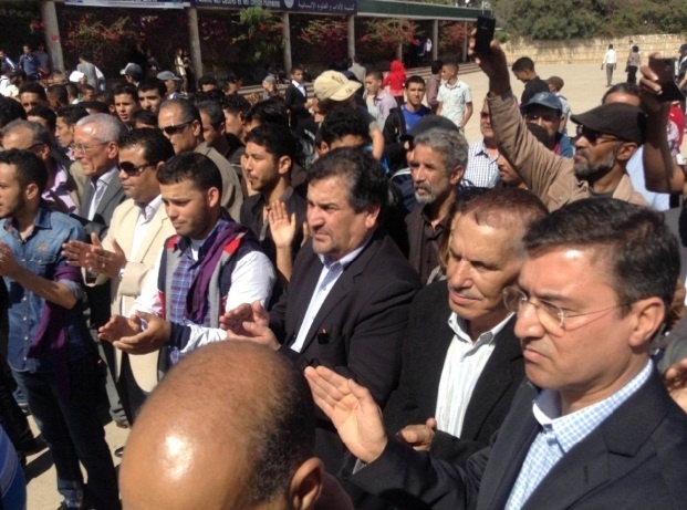 Sit-in de solidarité à Agadir