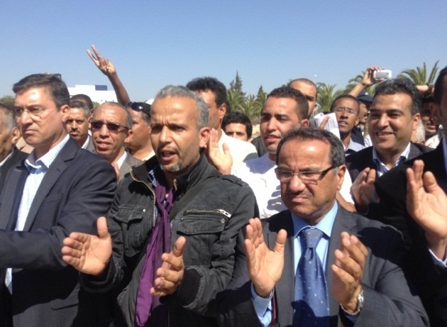 Sit-in de solidarité à Agadir