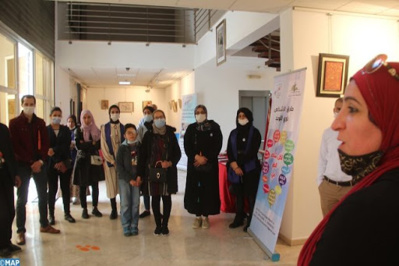 Une exposition célèbre les créations artistiques des enfants autistes à Fès Une exposition célèbre les créations artistiques des enfants autistes à Fès