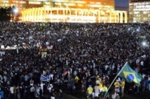 Un million de manifestants au Brésil Un million de manifestants au Brésil