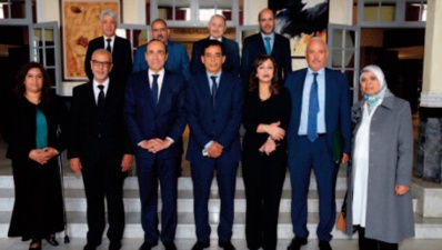 Réunion hebdomadaire du bureau de la Chambre des représentants sous la présidence de Habib El Malki