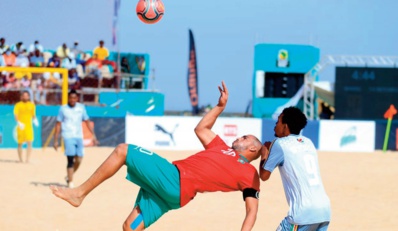 CAN de beach-soccer: Carton d’ entrée pour l’EN