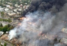 80 disparus dans l'explosion d'un train au Québec