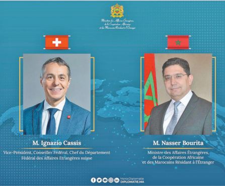 Entretien téléphonique entre les chefs des diplomaties du Maroc et de la Suisse