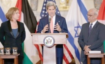 Israéliens et Palestiniens se reverront d’ici deux semaines Israéliens et Palestiniens se reverront d’ici deux semaines