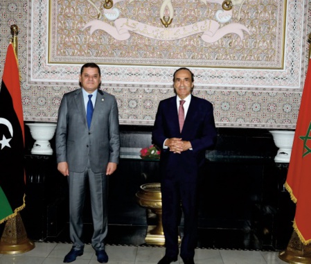 Le chef du gouvernement libyen de transition reçu sous la Coupole Le chef du gouvernement libyen de transition reçu sous la Coupole