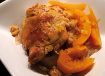 Recette :Tajine de poulet à la citrouille et à l’huile d’argan Recette :Tajine de poulet à la citrouille et à l’huile d’argan