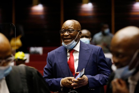Jacob Zuma, condamné, ne se constituera pas prisonnier