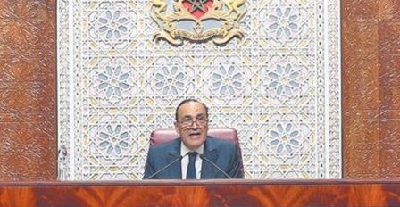 Message de fidélité et de loyalisme à S.M le Roi du président de la Chambre des représentants