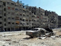 L'armée syrienne bombarde les faubourgs de Damas L'armée syrienne bombarde les faubourgs de Damas