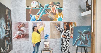 L'art plastique au féminin: trois questions à l’artiste Nadia Ghessal L'art plastique au féminin: trois questions à l’artiste Nadia Ghessal