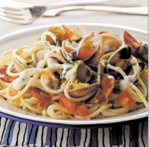 Recette : Spaghettis aux coques Recette : Spaghettis aux coques