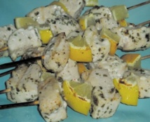 Recette : Brochettes de thon blanc et citron Recette : Brochettes de thon blanc et citron