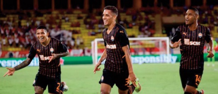 Ligue des champions: Le Shakhtar prend une option sur Monaco