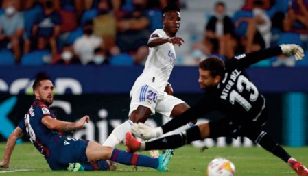Surpris par Levante, le Real peut remercier Vinicius Surpris par Levante, le Real peut remercier Vinicius