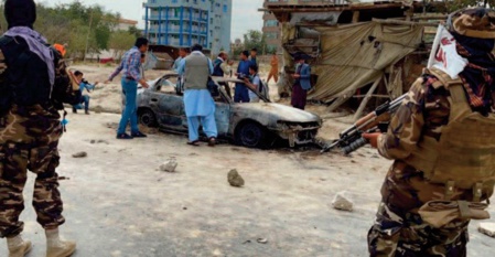 Des roquettes au-dessus de Kaboul à la veille du départ des troupes américaines Des roquettes au-dessus de Kaboul à la veille du départ des troupes américaines