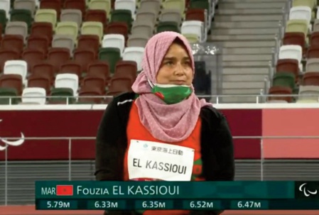 Jeux paralympiques: Fouzia El Kassioui s'adjuge l'argent au lancer du poids