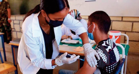 La vaccination se déroule dans des conditions normales à Khémisset La vaccination se déroule dans des conditions normales à Khémisset